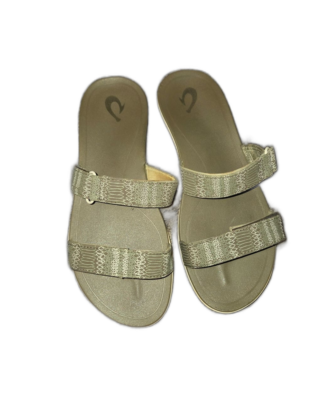 Olukai Women's Double-Strap Slide Sandals - Taupe - Picture 1 of 3